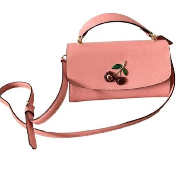 Coach leather cherry Tilly 23 - Picture 1 of 3